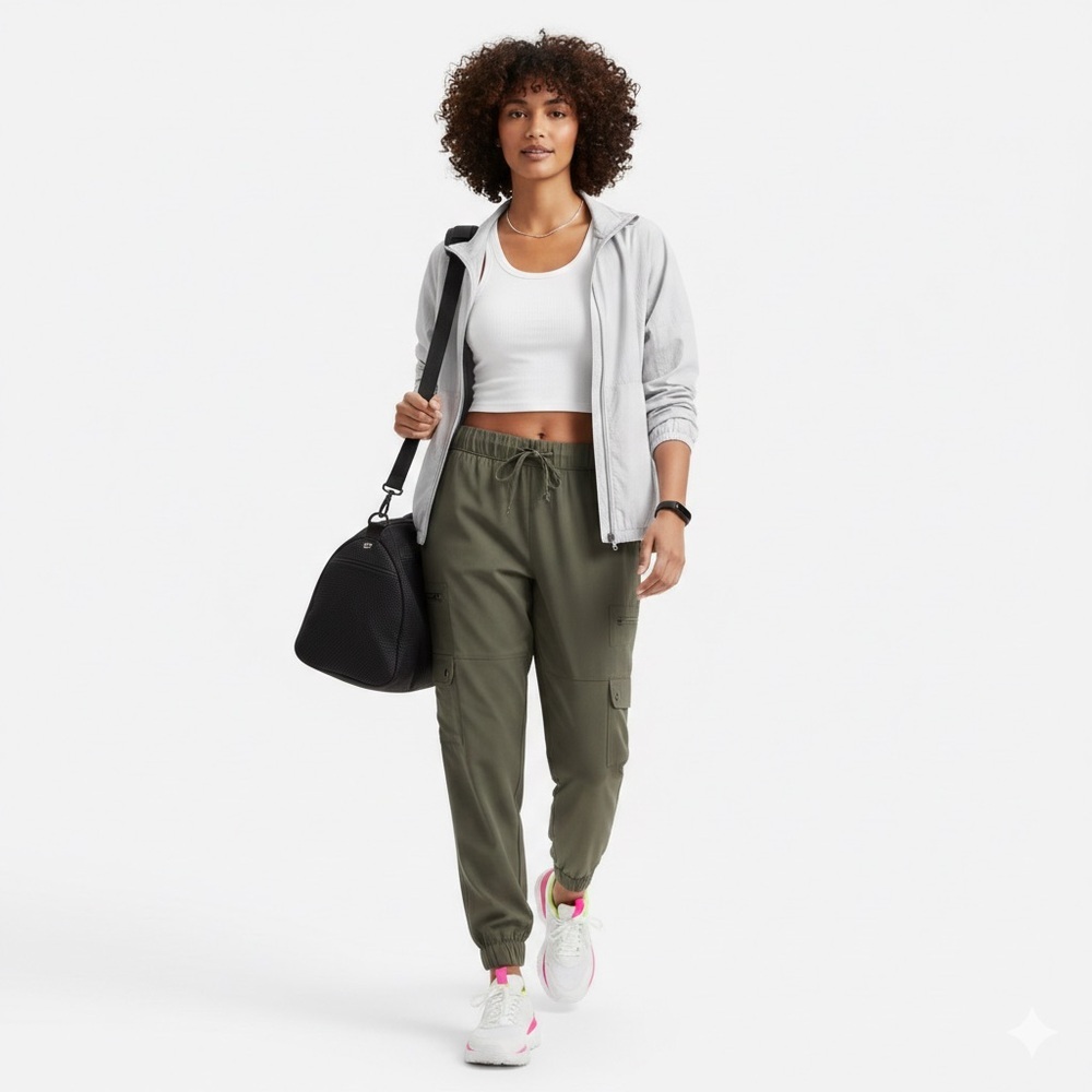 Banana Republic Factory Cargo Jogger Green Size Medium